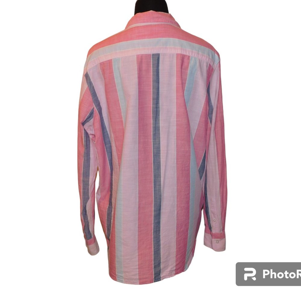 Frank & Eileen - Eileen Relaxed Button Up Shirt Woven In Italy Size Medium - Picture 7 of 14